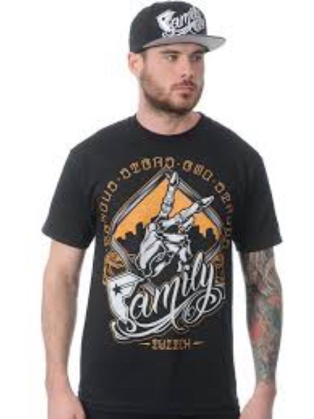 Famous Stars and Straps Twitch Family Bone T-Shirt Size XL Y2K Travis Barker